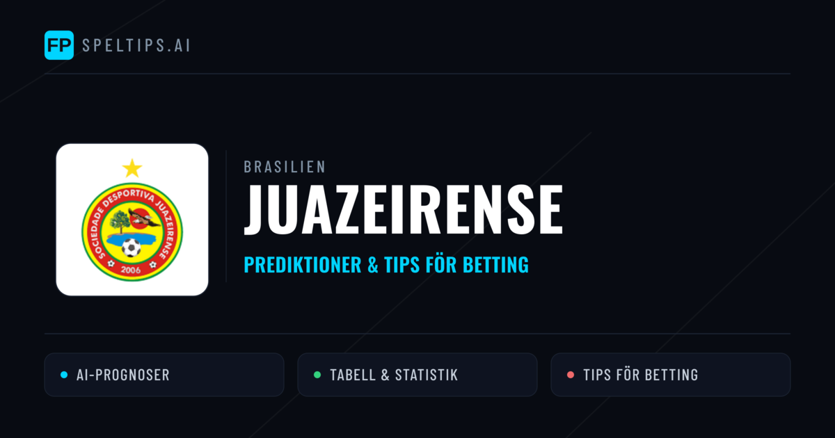 Juazeirense Prognoser & Statistik