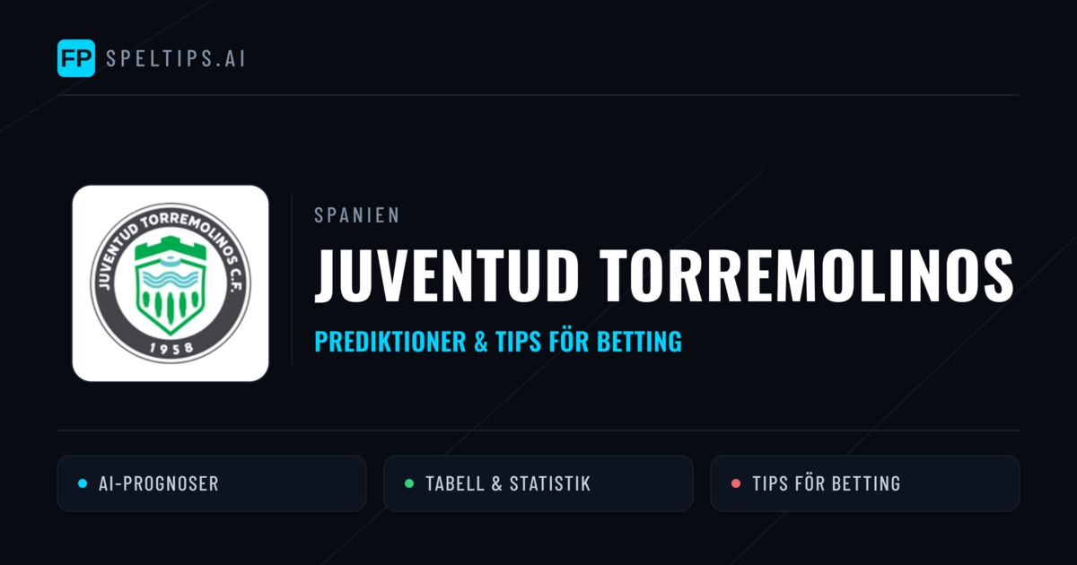 Juventud Torremolinos Prognoser & Statistik