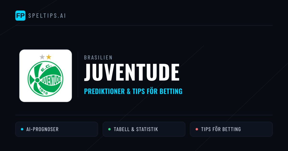 Juventude Prognoser & Statistik