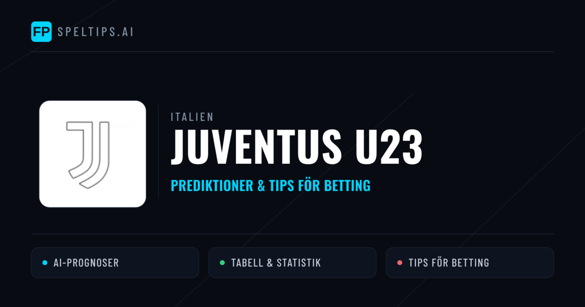 Juventus U23 Prognoser & Statistik