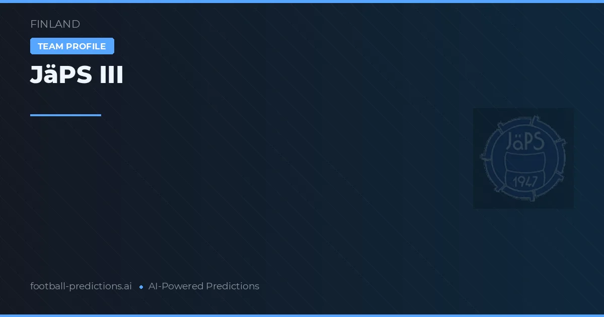JäPS III Prognoser & Statistik