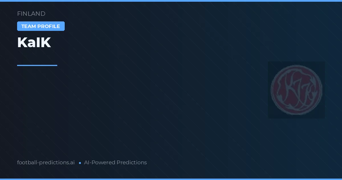 KaIK Prognoser & Statistik