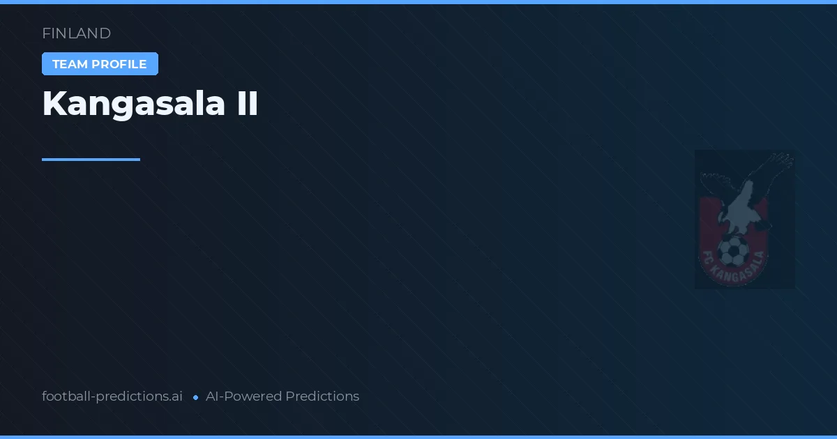 Kangasala II Prognoser & Statistik