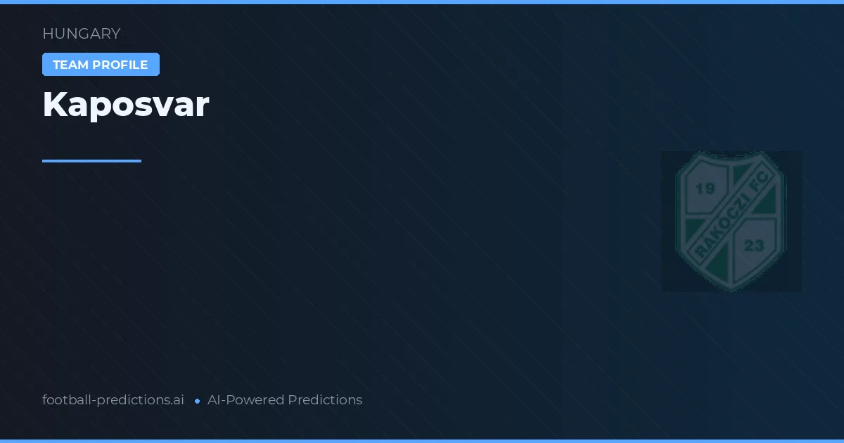 Kaposvár Prognoser & Statistik