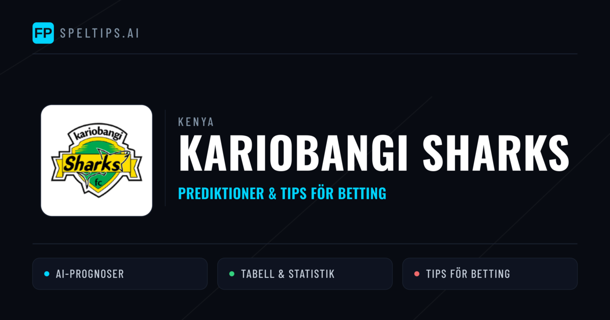 Kariobangi Sharks Prognoser & Statistik