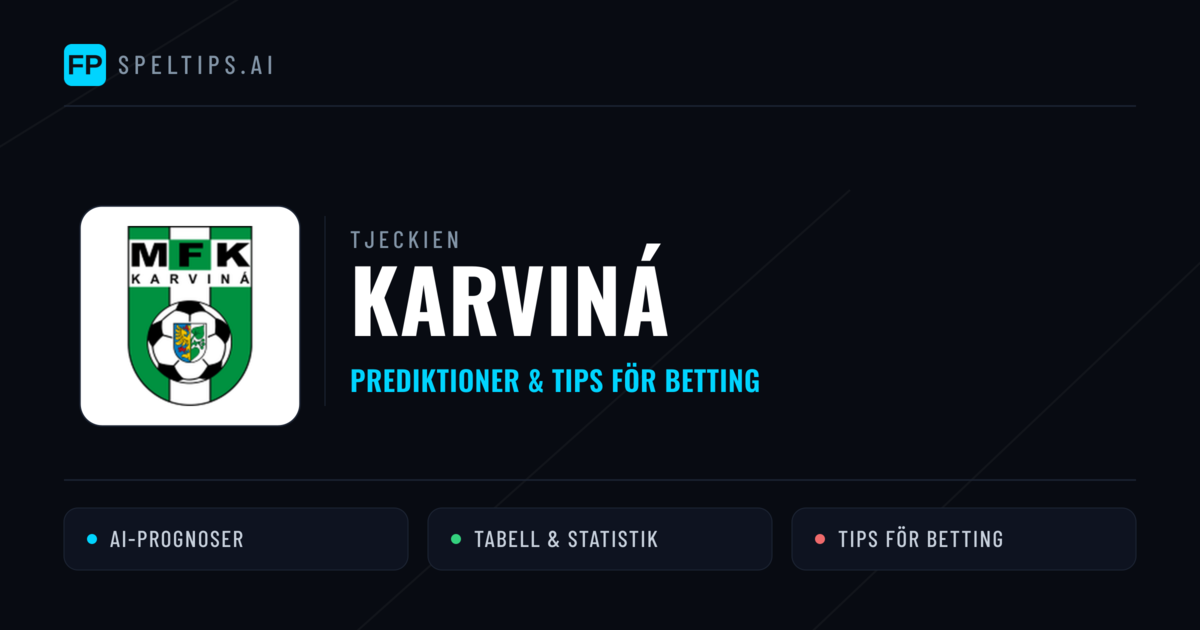 Karviná Prognoser & Statistik