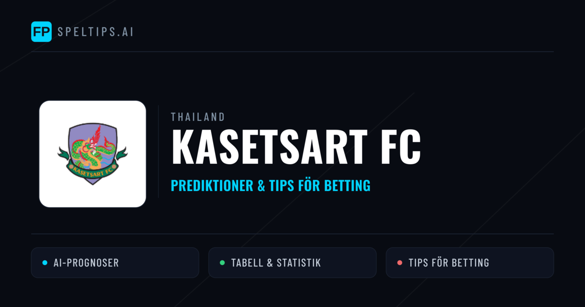 Kasetsart FC Prognoser & Statistik