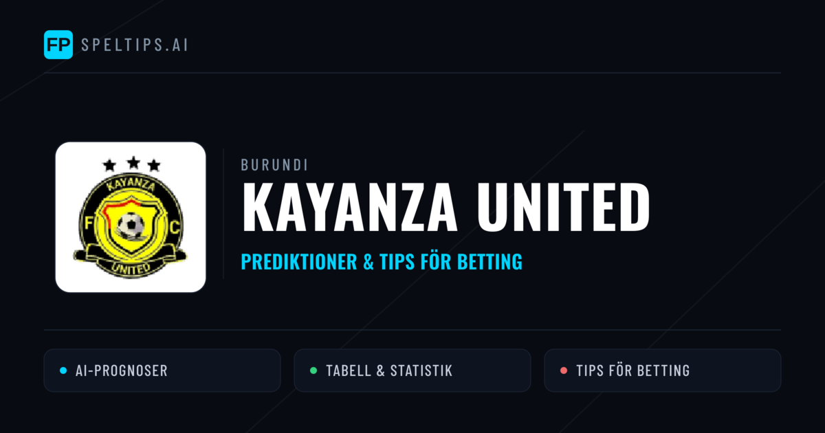 Kayanza United Prognoser & Statistik