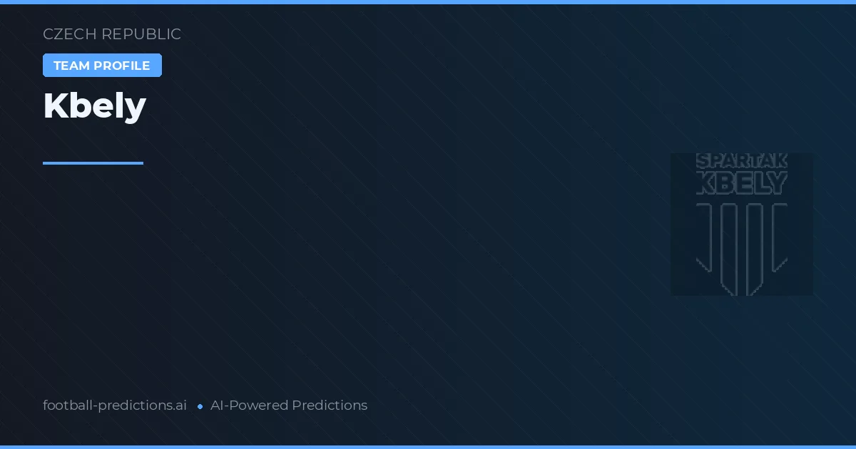 Kbely Prognoser & Statistik