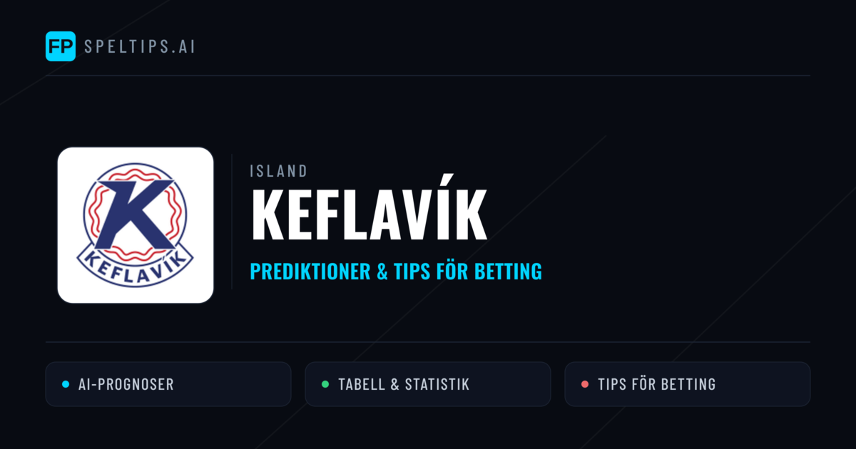 Keflavík Prognoser & Statistik