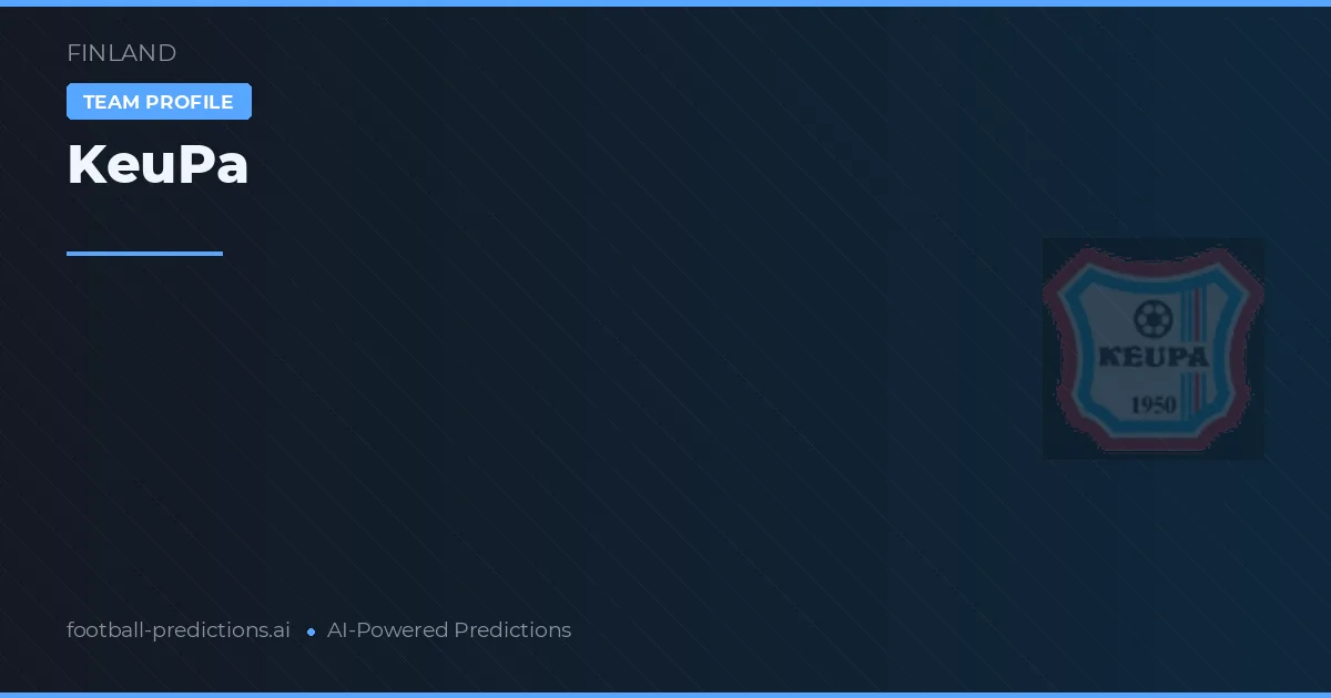KeuPa Prognoser & Statistik