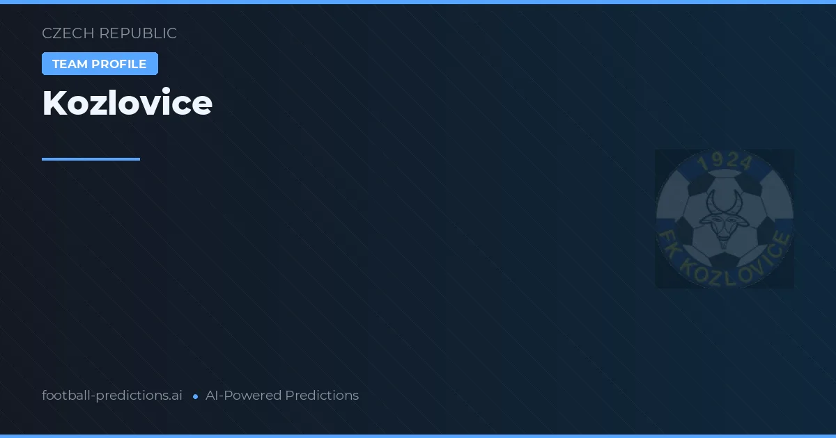 Kozlovice Prognoser & Statistik