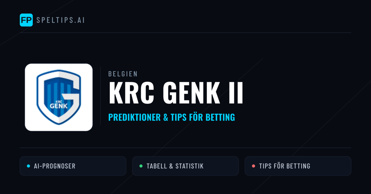 KRC Genk II Prognoser & Statistik