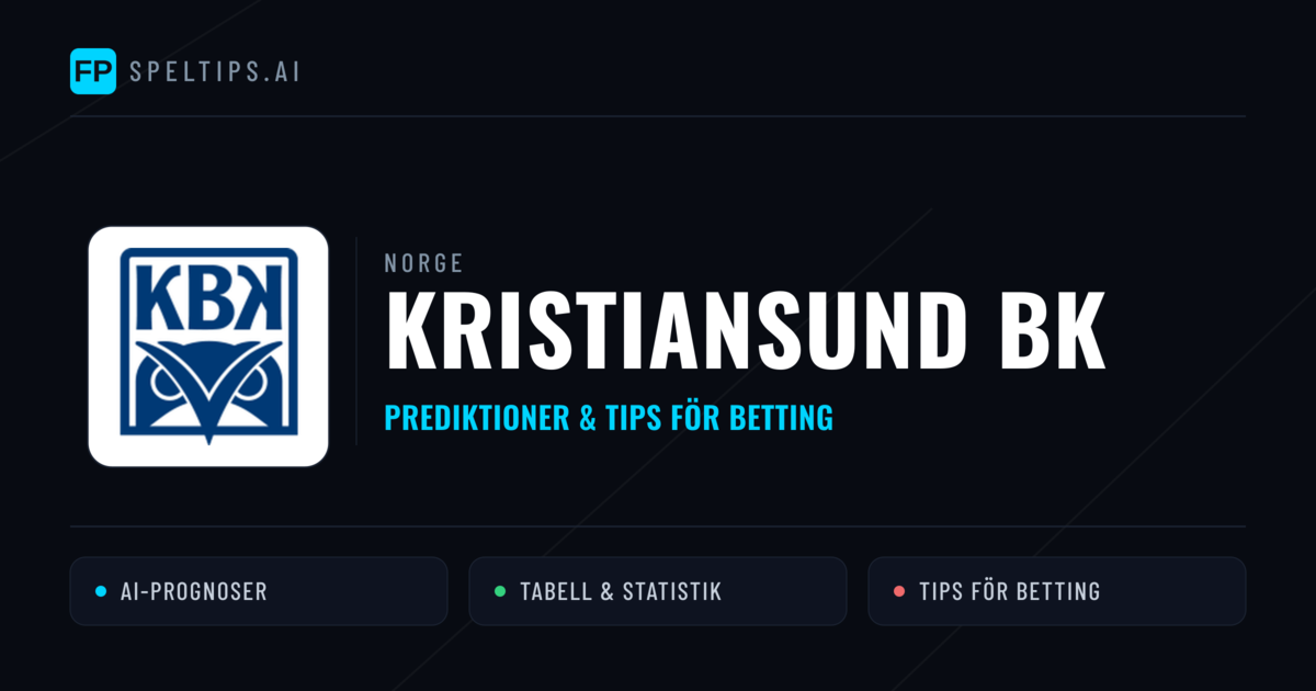 Kristiansund BK Prognoser & Statistik