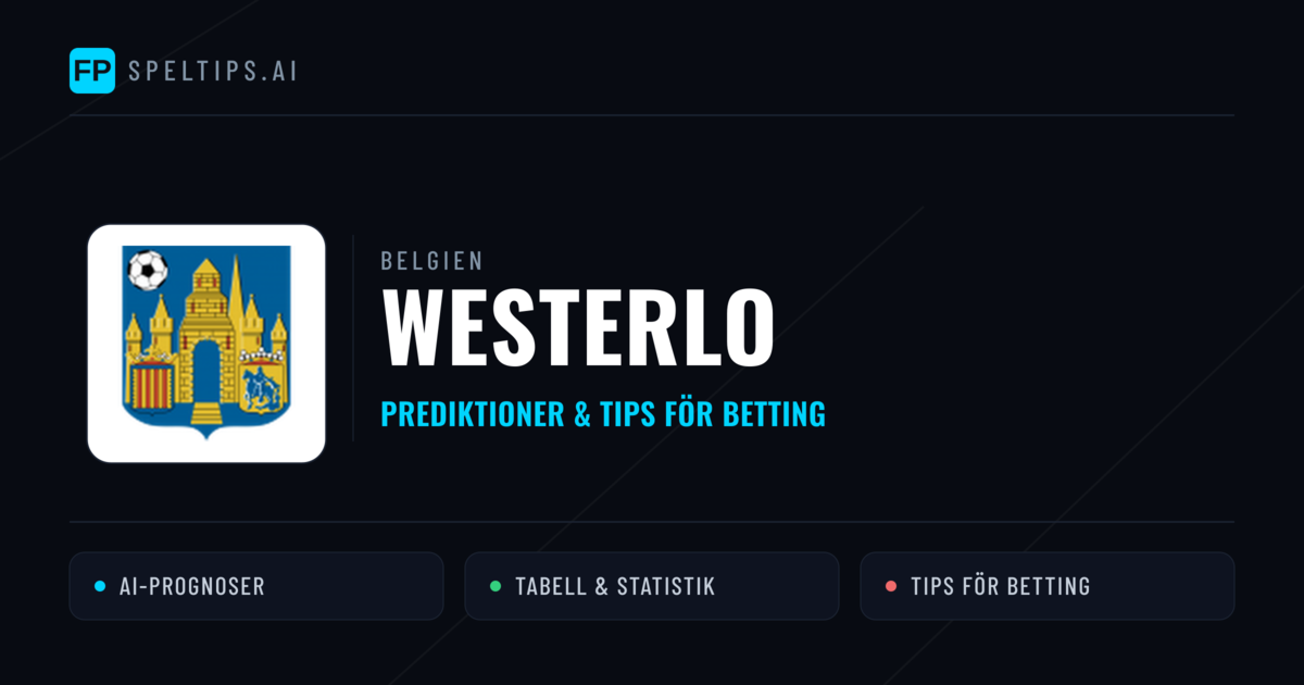 Westerlo Prognoser & Statistik