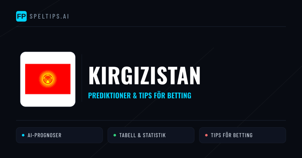 Kirgizistan Prognoser & Statistik