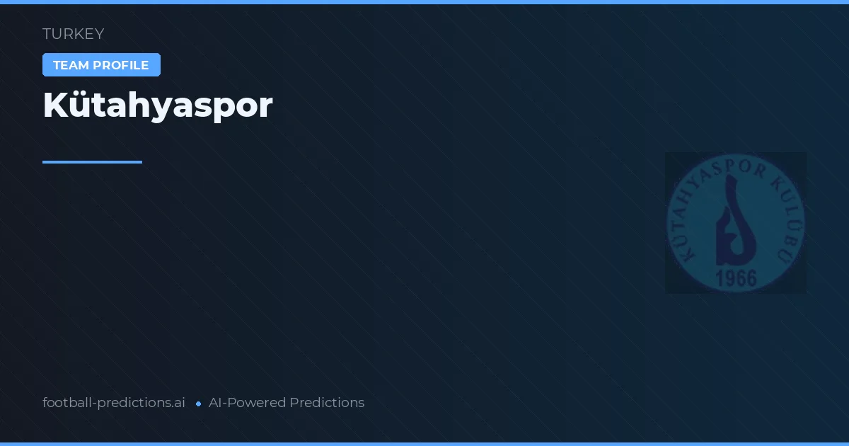 Kütahyaspor Prognoser & Statistik