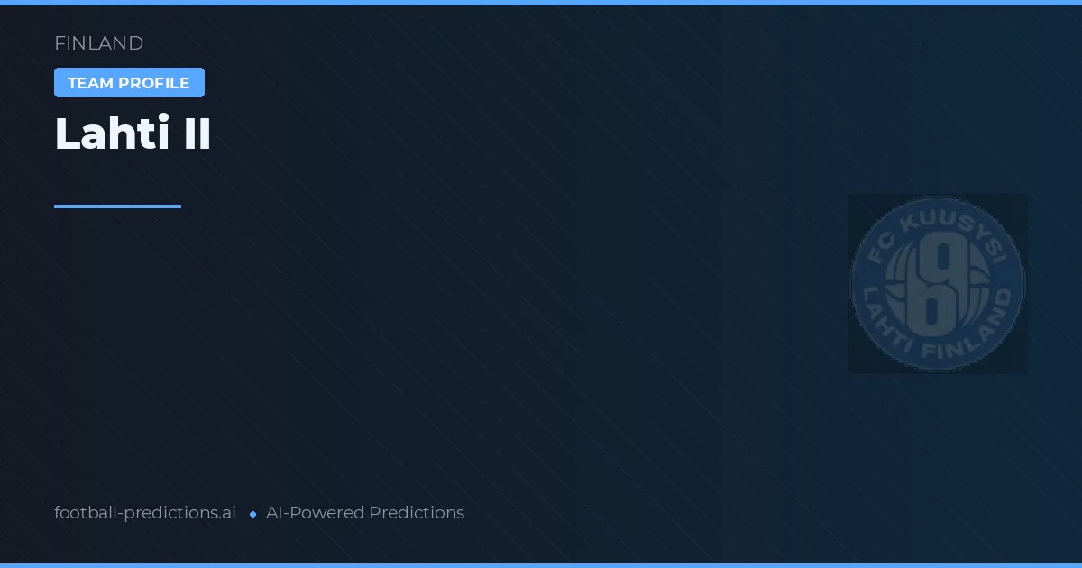 Lahti II Prognoser & Statistik