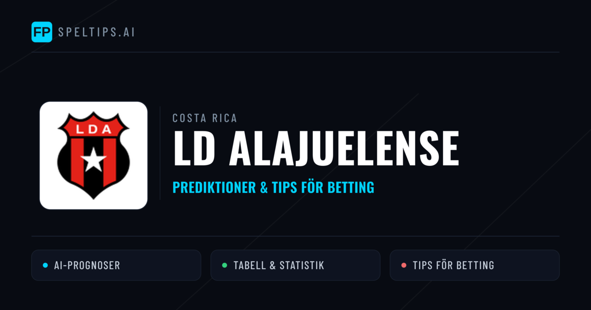 LD Alajuelense Prognoser & Statistik
