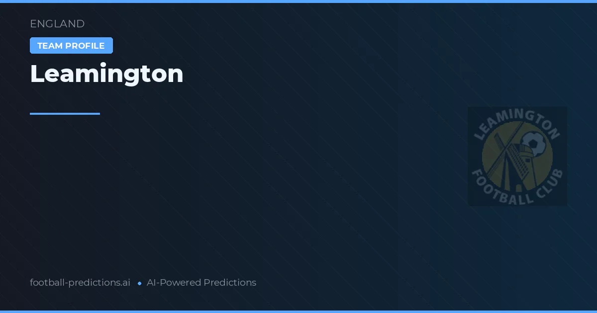 Leamington Prognoser & Statistik