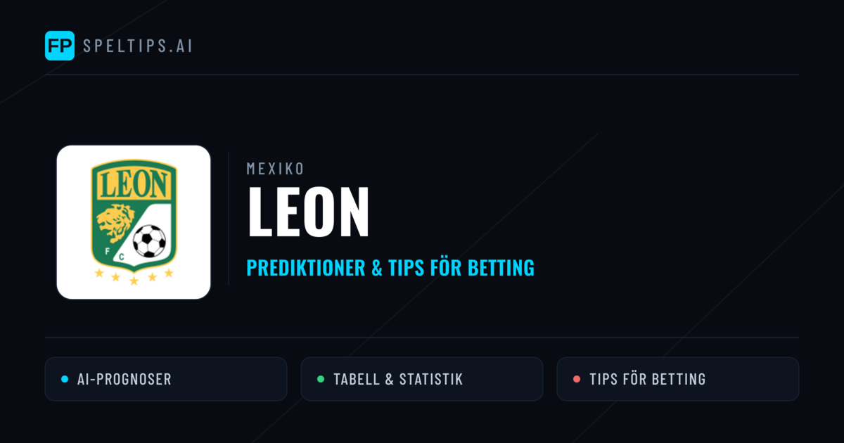 Leon Prognoser & Statistik