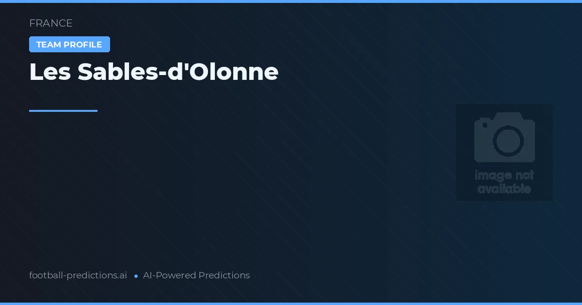 Les Sables-d'Olonne Prognoser & Statistik