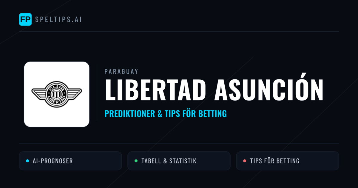 Libertad Asunción Prognoser & Statistik