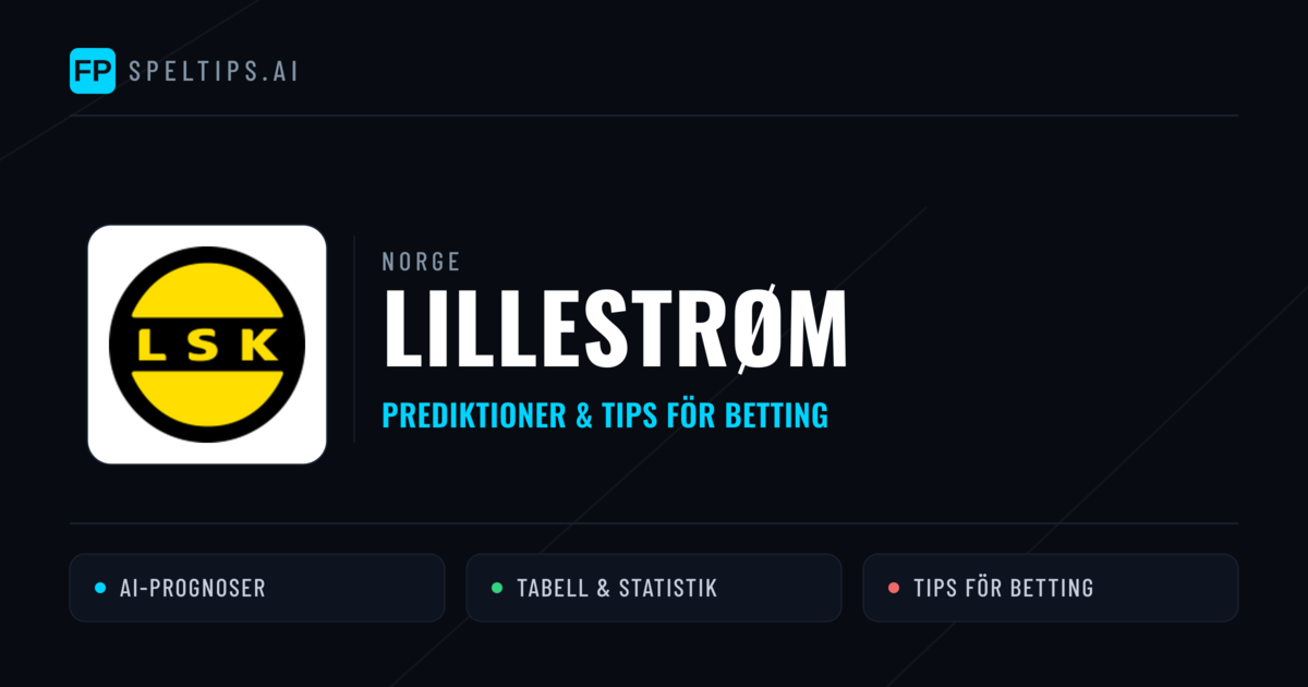 Lillestrøm Prognoser & Statistik