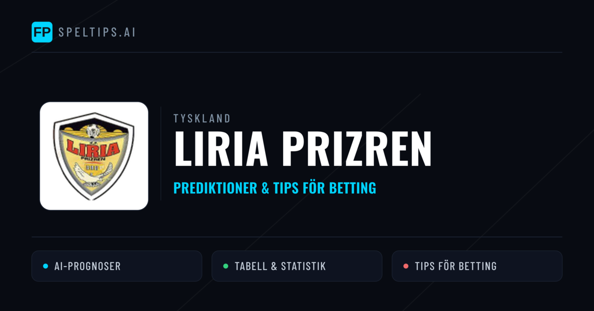 Liria Prizren Prognoser & Statistik