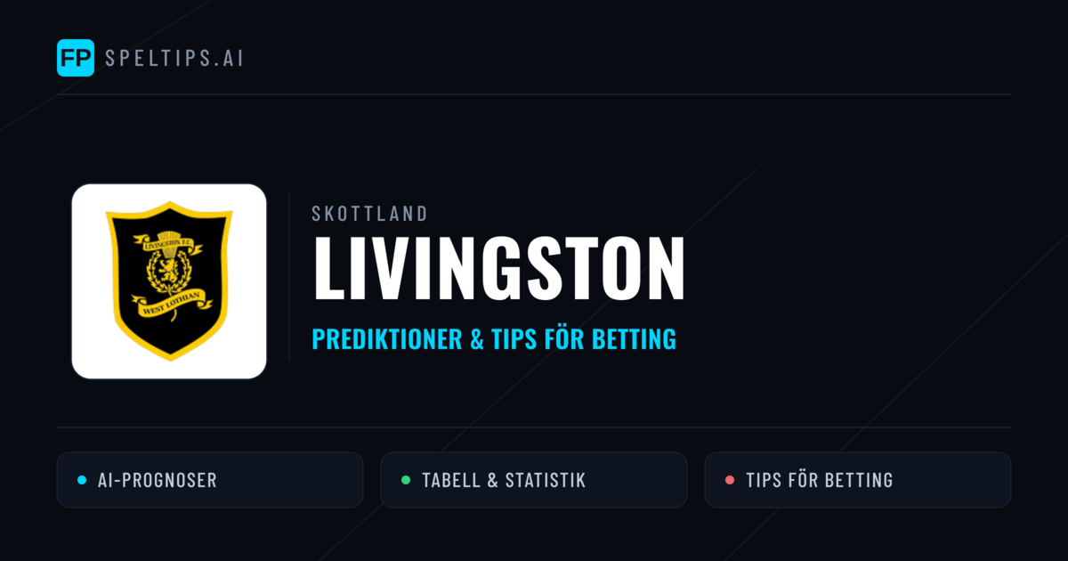 Livingston Prognoser & Statistik