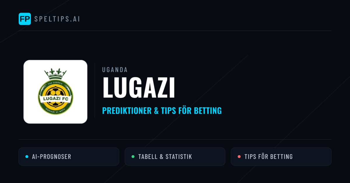 Lugazi Prognoser & Statistik
