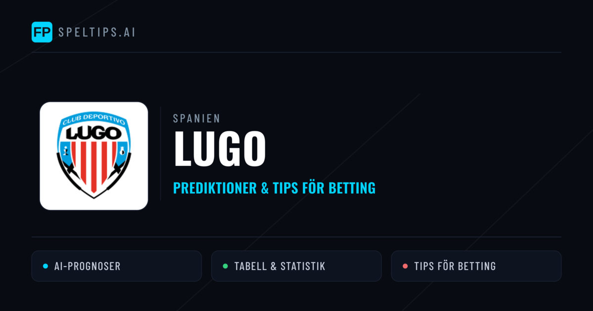 Lugo Prognoser & Statistik