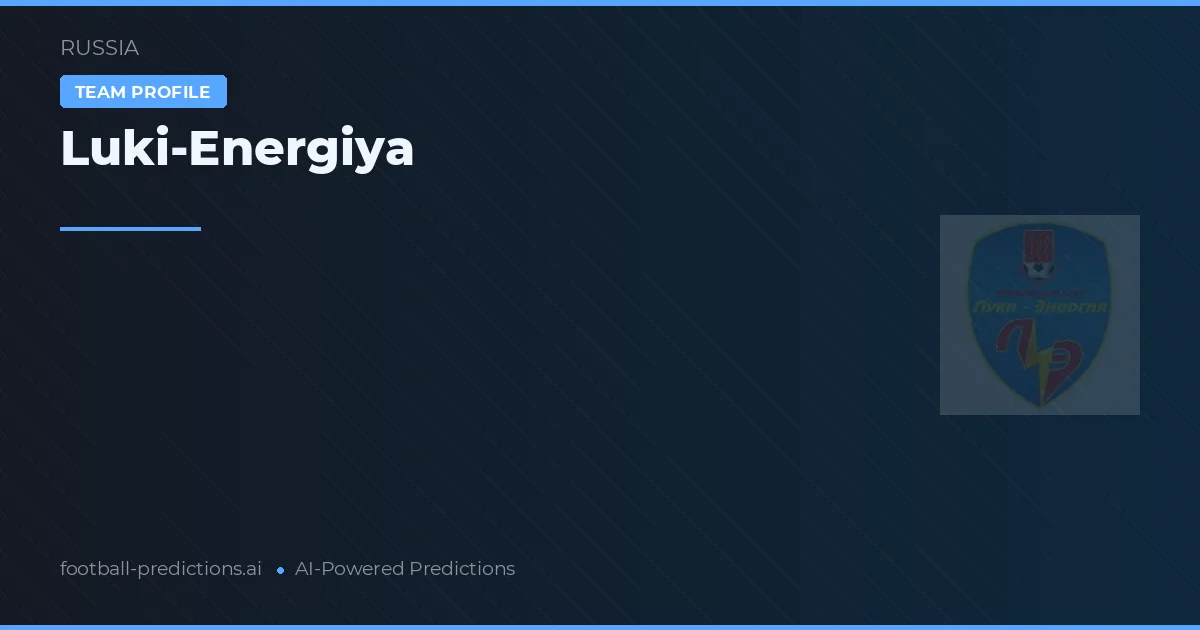 Luki-Energiya Prognoser & Statistik