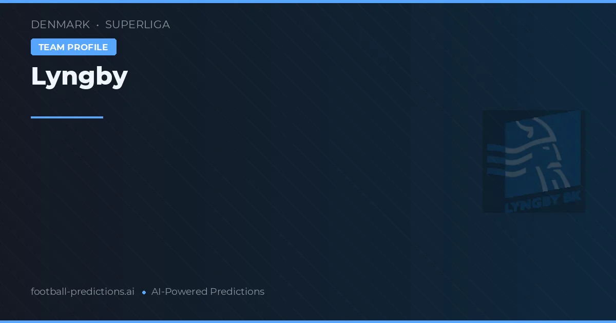 Lyngby Prognoser & Statistik