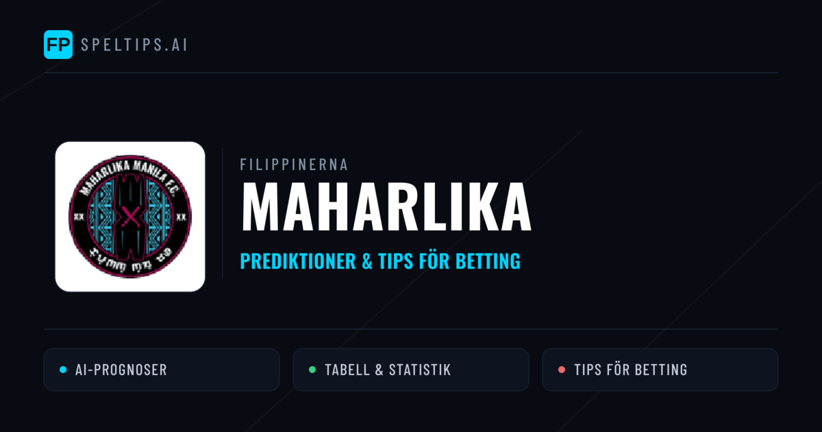 Maharlika Prognoser & Statistik