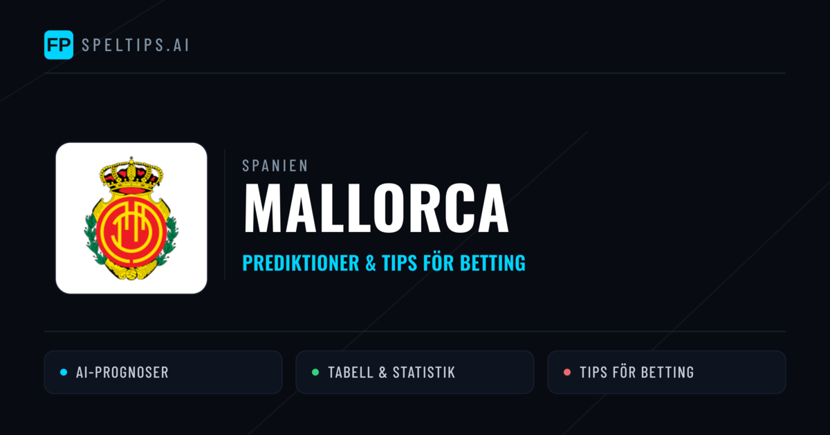 Mallorca Prognoser & Statistik