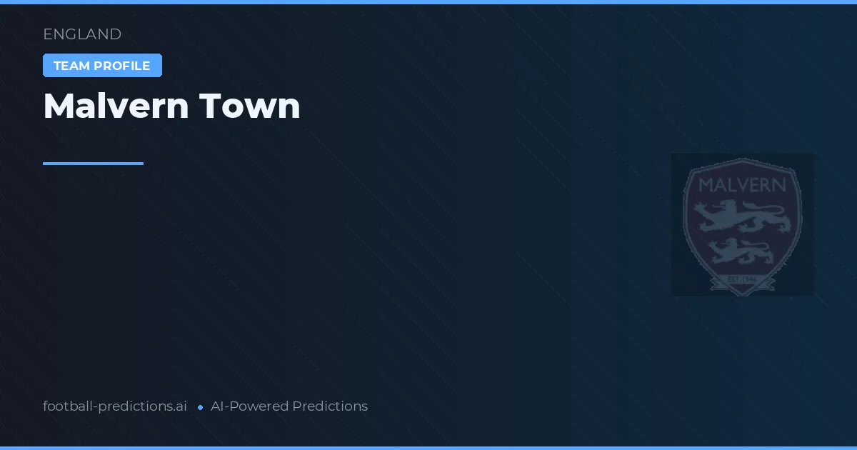 Malvern Town Prognoser & Statistik