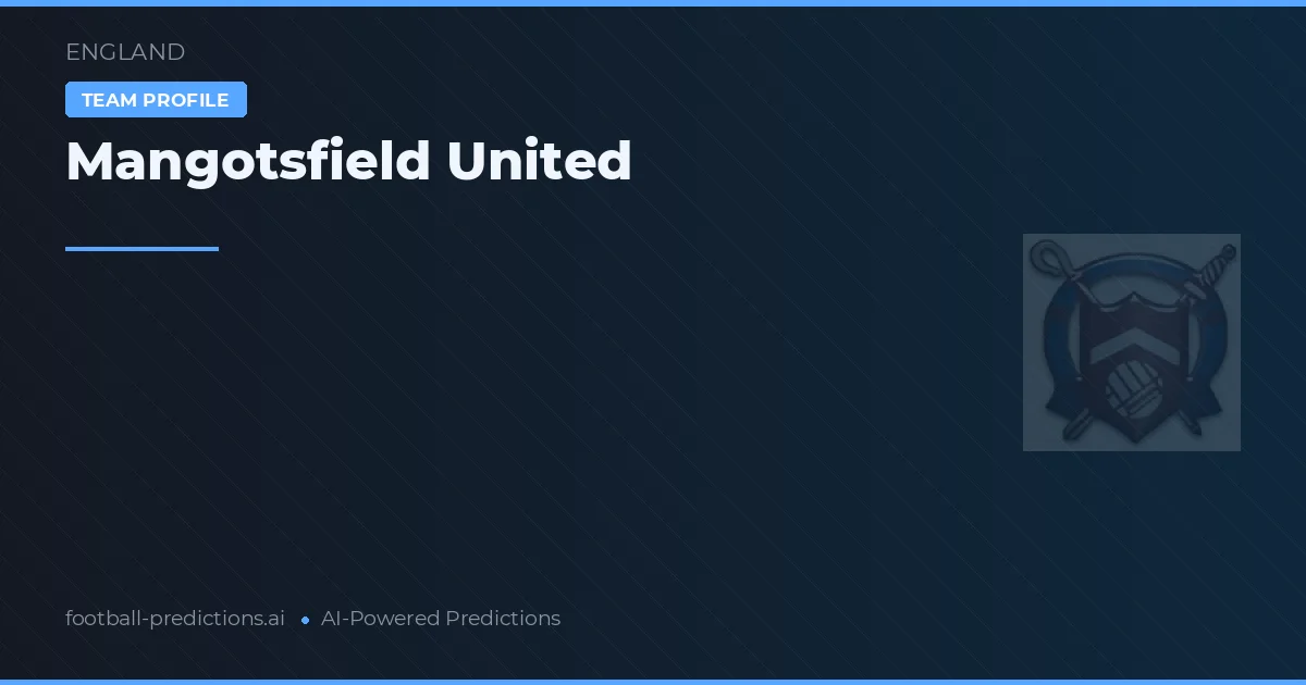 Mangotsfield United Prognoser & Statistik
