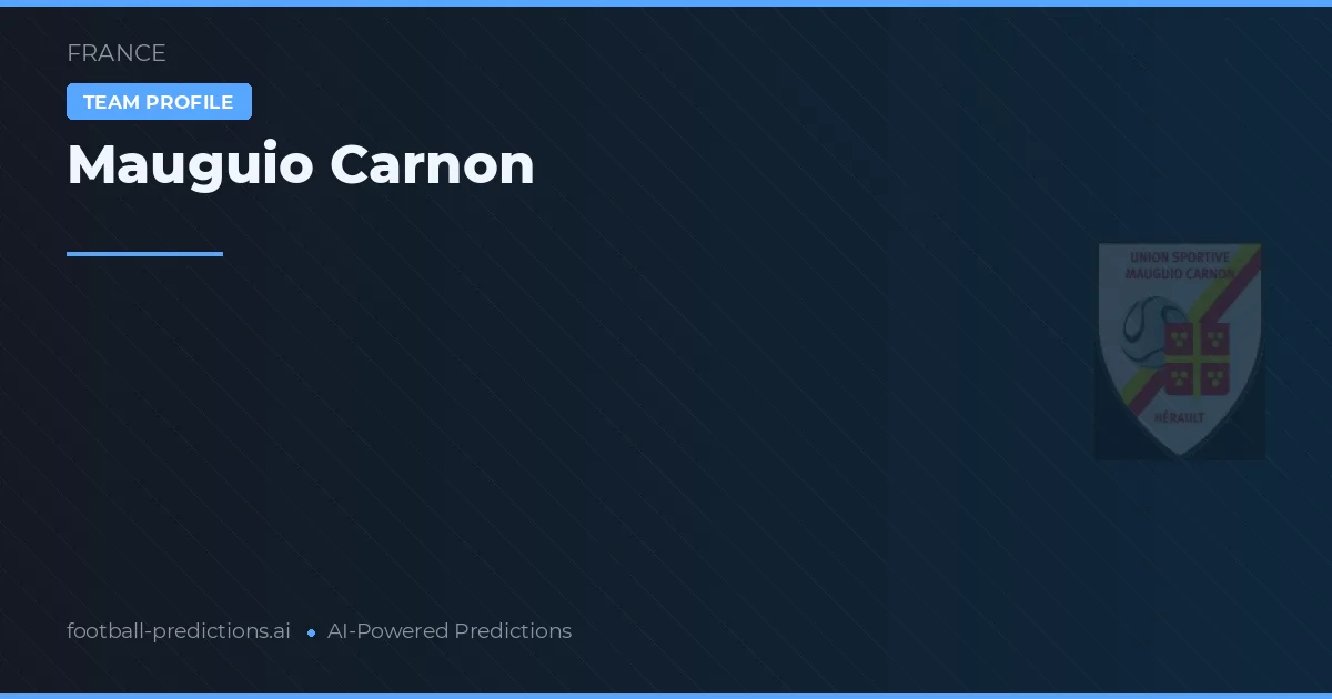 Mauguio Carnon Prognoser & Statistik