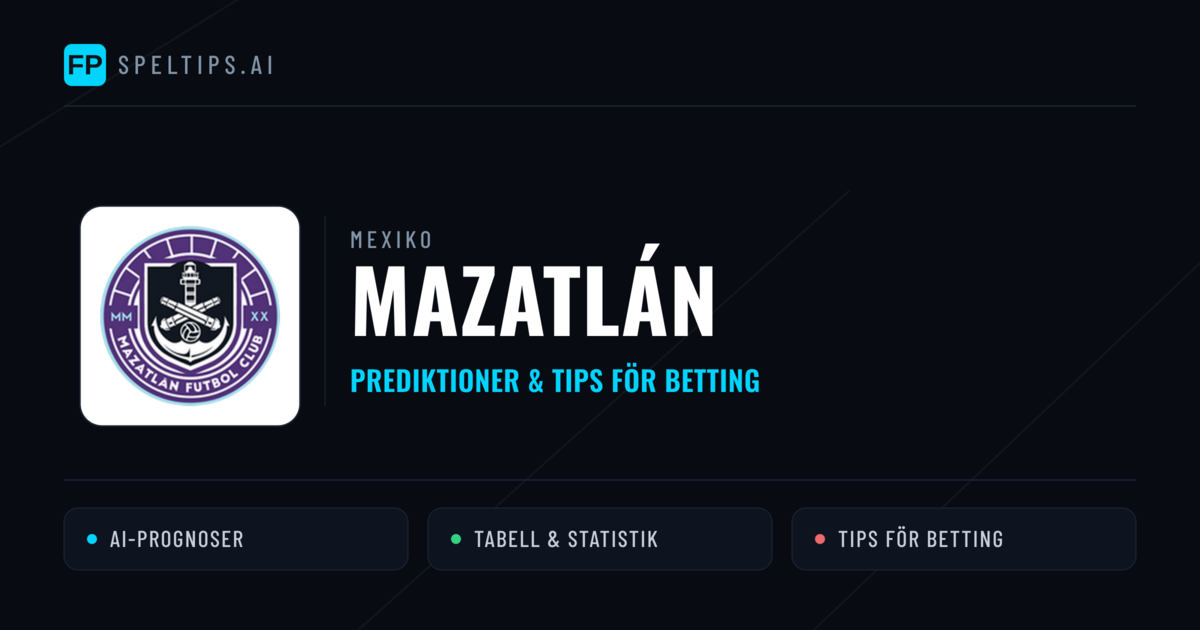 Mazatlán Prognoser & Statistik