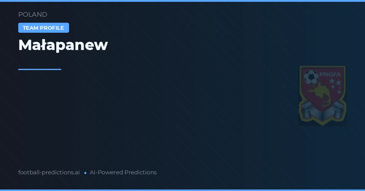 Małapanew Prognoser & Statistik