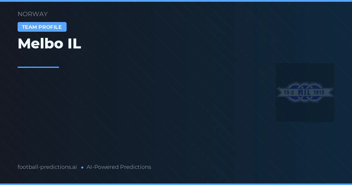 Melbo IL Prognoser & Statistik