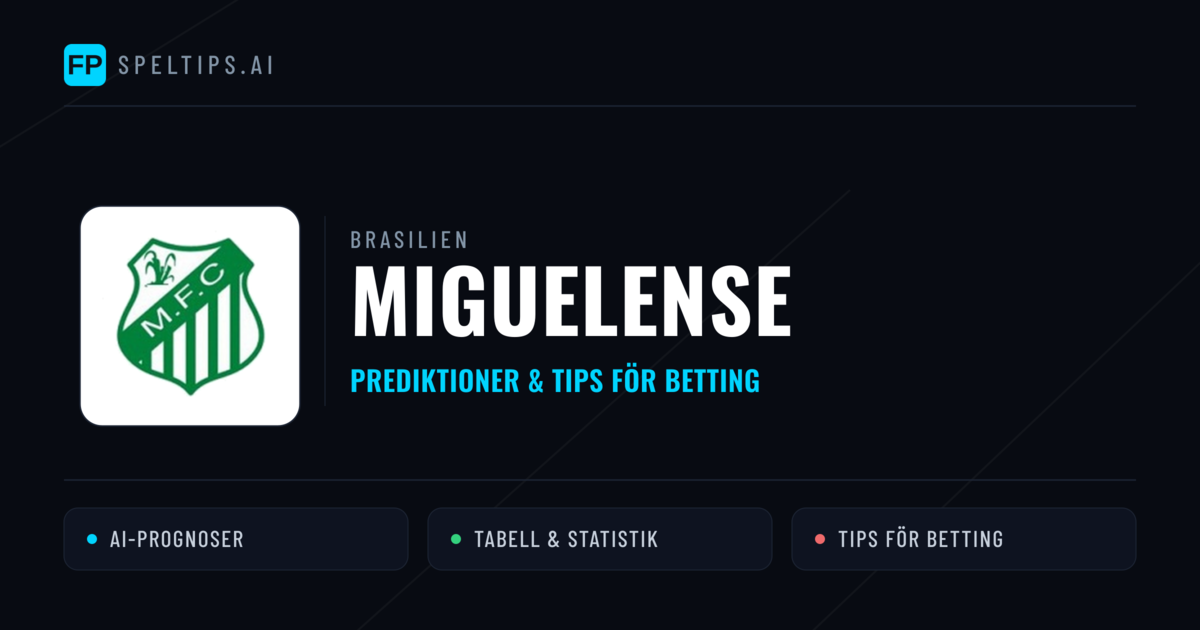 Miguelense Prognoser & Statistik