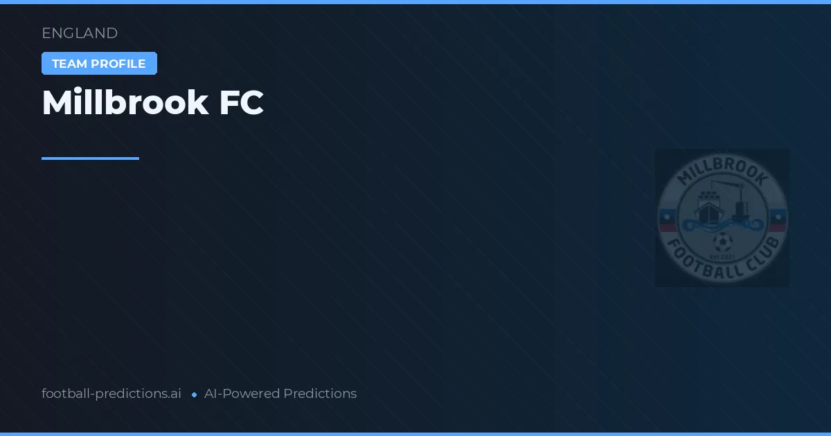 Millbrook FC Prognoser & Statistik