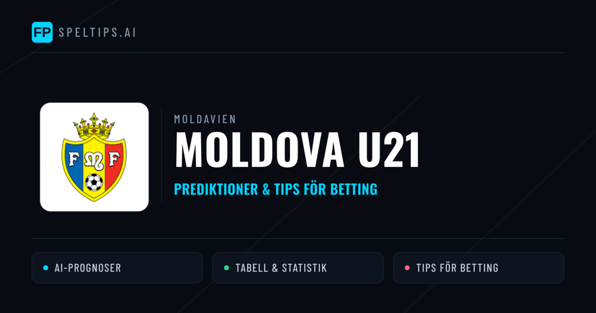 Moldova U21 Prognoser & Statistik