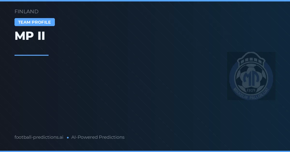 MP II Prognoser & Statistik