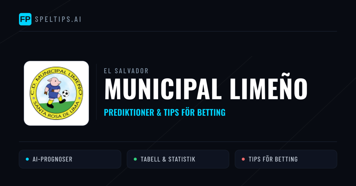 Municipal Limeño Prognoser & Statistik