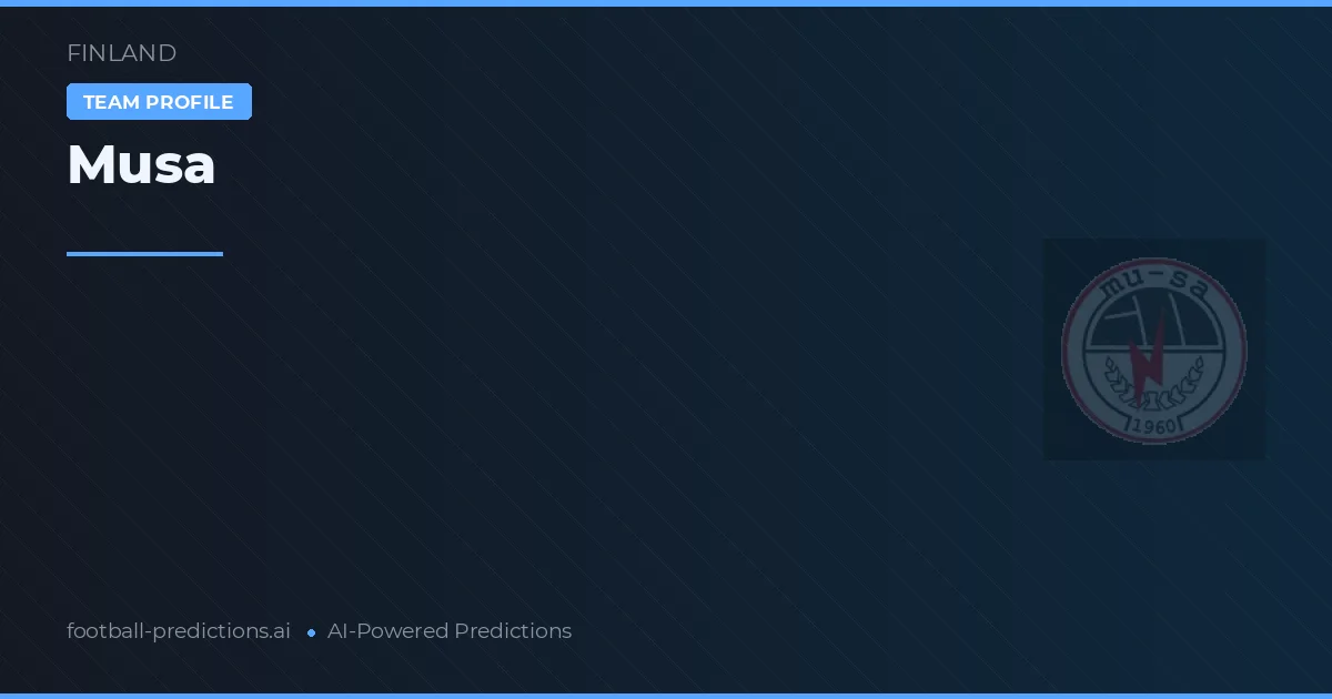 Musa Prognoser & Statistik