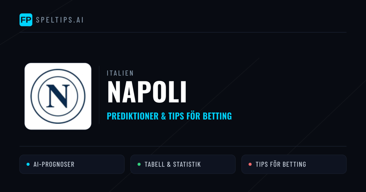 Napoli Prognoser & Statistik