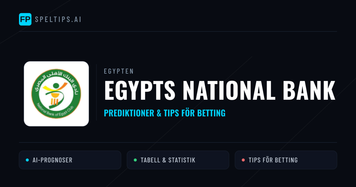 Egypts National Bank Prognoser & Statistik